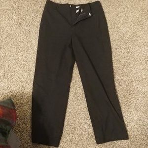 Old Navy Size 8 Short Stretch Black Slacks